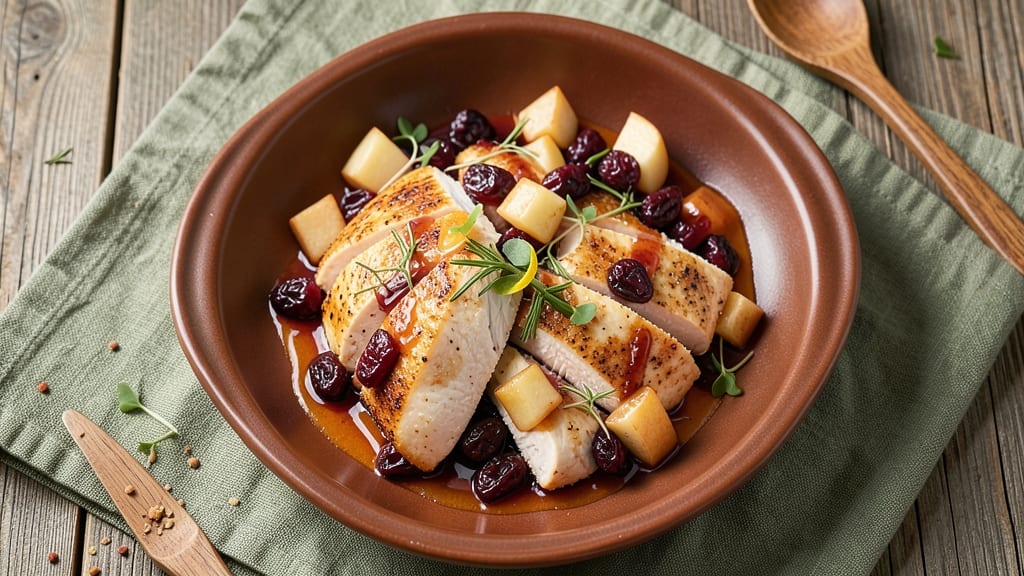 Apple Cranberry Chicken Recipe: Juicy Breast with Spiced Fruit Bite