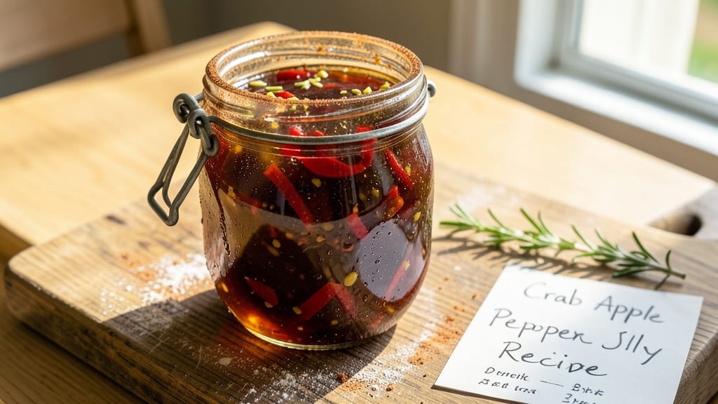 Crab Apple Pepper Jelly Recipe: Celery Crunch and Tart Sweetness Fusion
