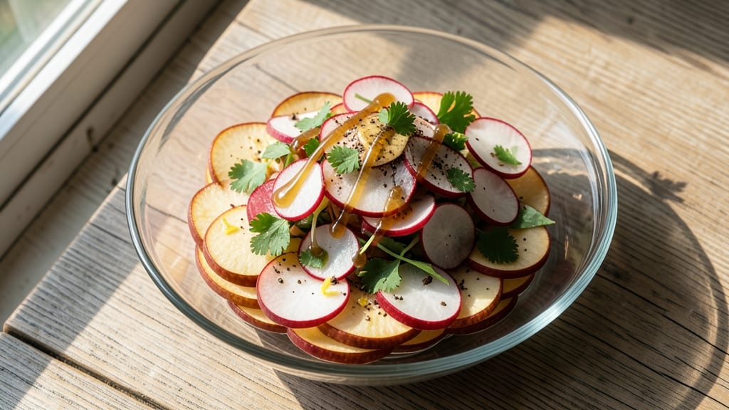 Apple Radish Salad Recipe: Crisp Bite and Sweet-Tart Balance