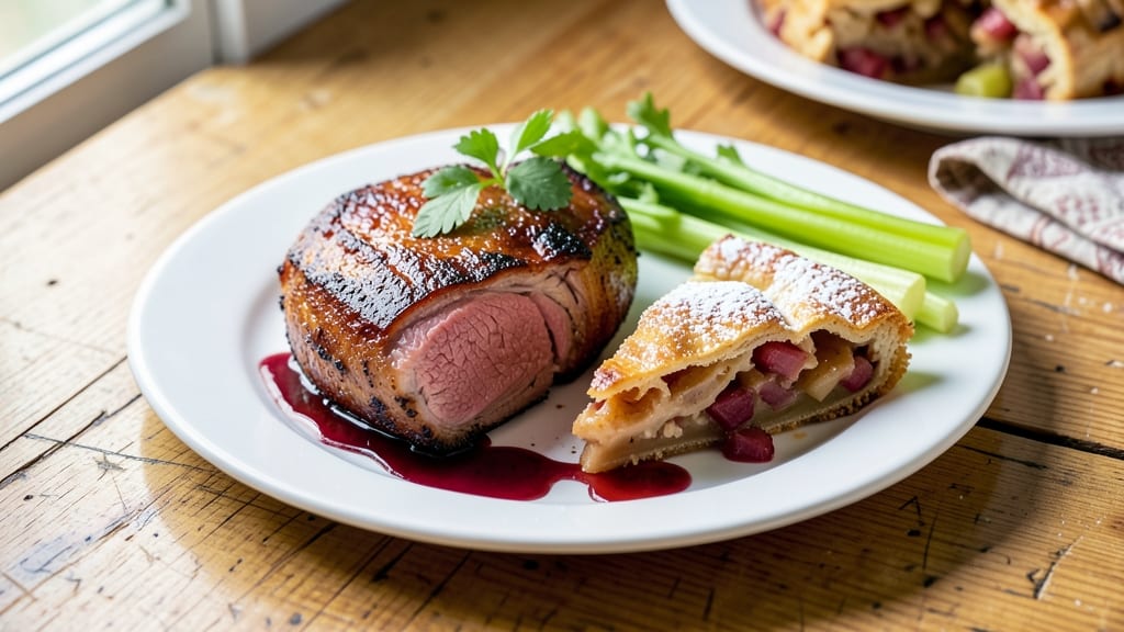 Apple Pie Pork Chops Recipe: Celery-Crusted Sweet Tart Glaze Magic