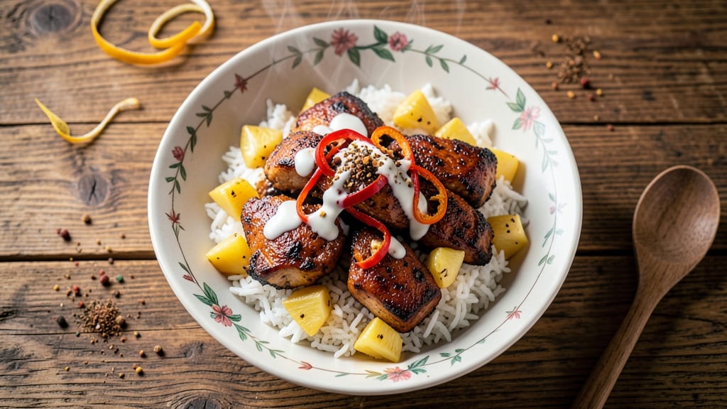 Jamaican Pineapple Bowl Recipe: Tropical Layers of Sweet Spice and Creamy Coconut