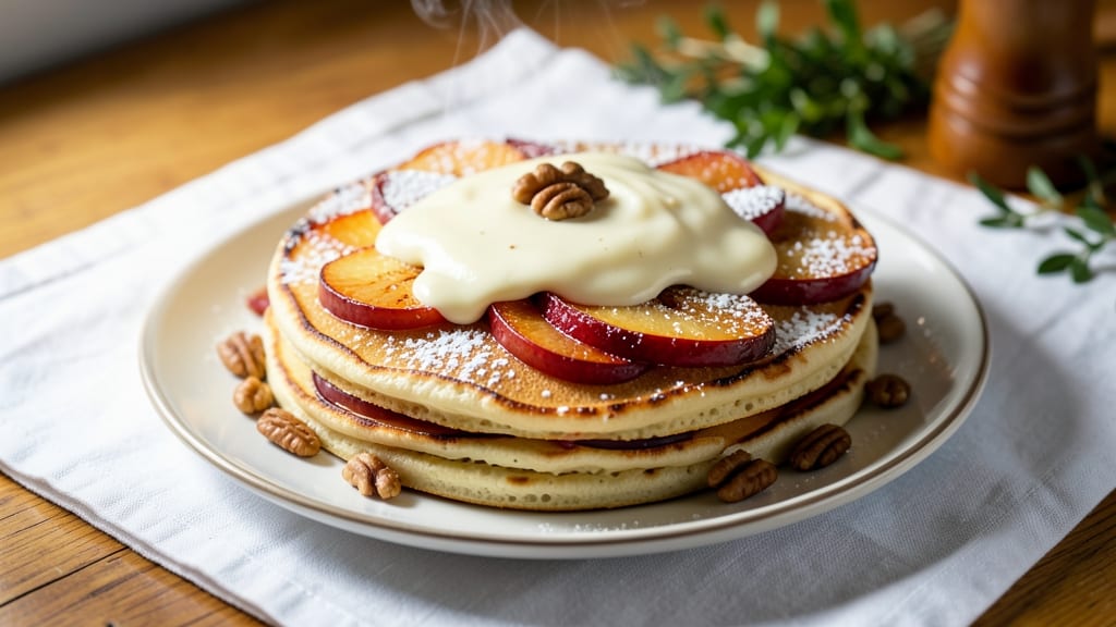Dutch Apple Pancakes Recipe: Original Pancake House's Fluffy Stacks With Celery-Pepper Crunch