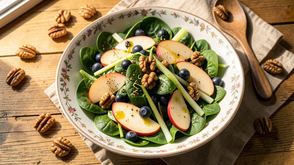 Apple Blueberry Salad Recipe: Crisp Celery and Tart Fruit Balance