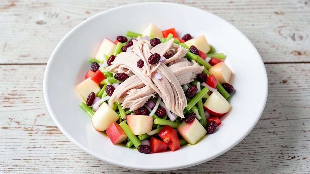 Whole Foods Cranberry Apple Tuna Salad Recipe: Celery-Pepper Crunch Meets Bright Tart Zing