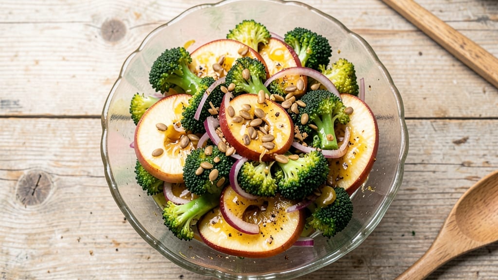 Honey Crisp Apples and Broccoli Salad Recipe: Crunchy Sweetness With Honey-Laced Dressing