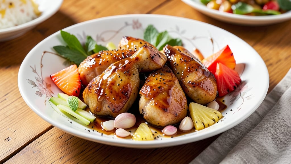 Chinese Pineapple Chicken Sauce Recipe: Sweet-Tart Gloss With Celery Pepper Zing