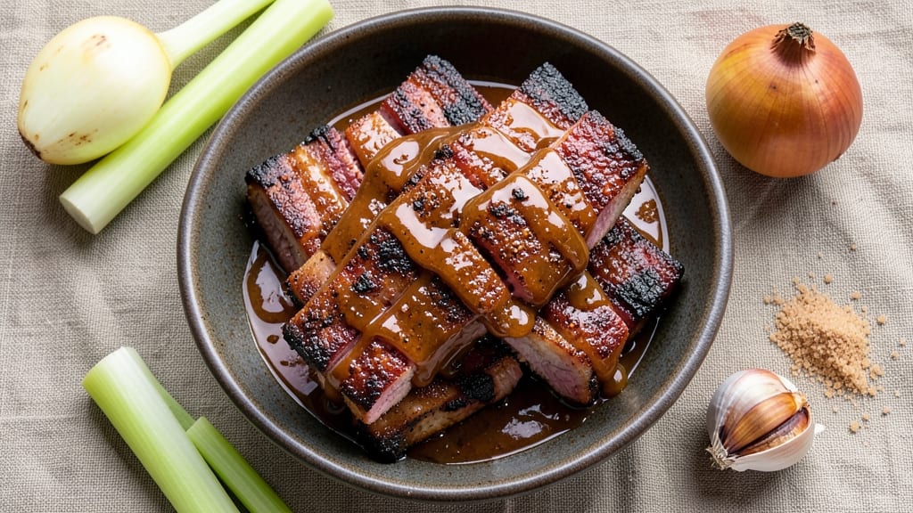 Apple Butter Ribs Recipe: Smoky Apple-Celery Glaze That Caramelizes Meat