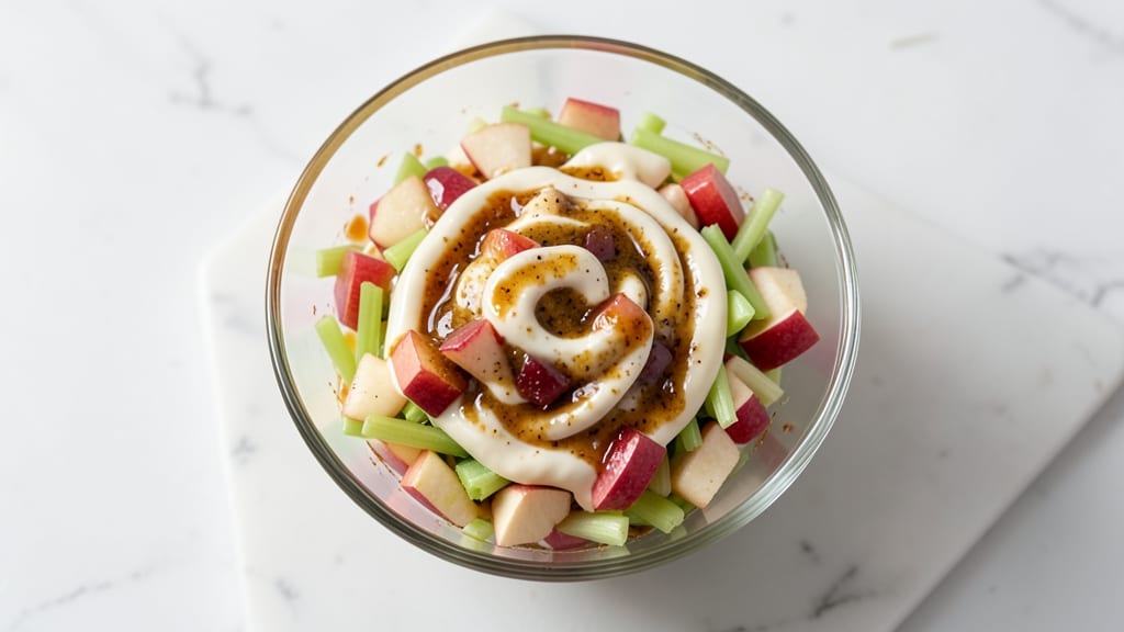 Panera Bread Fuji Apple Chicken Salad Dressing Recipe: Crunchy Celery and Sweet Apple Balance in Every Drizzle