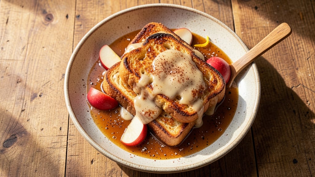 Fried Apple French Toast Recipe: Caramelized Crunch and Spiced Warmth Stacks
