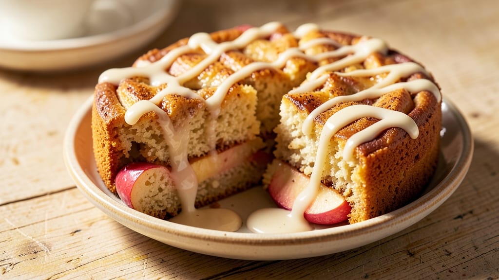 Apple Cake With Vanilla Sauce Recipe: Moist Layers and Silky Drizzle Magic