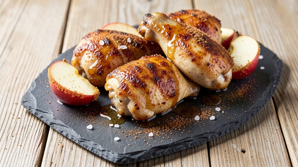 Apple Cinnamon Chicken Recipe: Warm Spiced Apple Bites in Juicy Meat