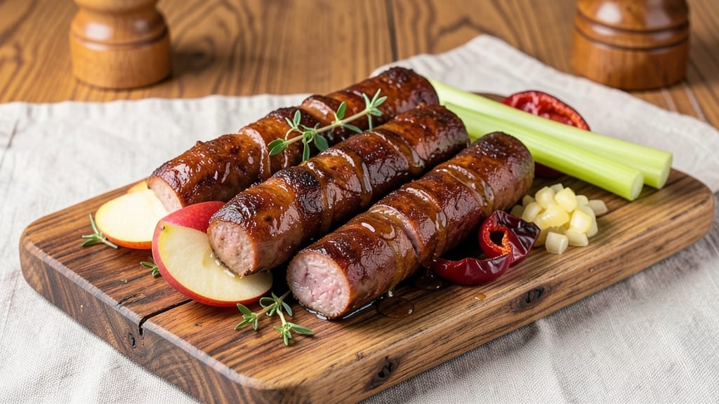 Old Fashioned Pork and Apple Sausage Recipe: Slow-Simmered Spice with Celery-Pepper Crunch