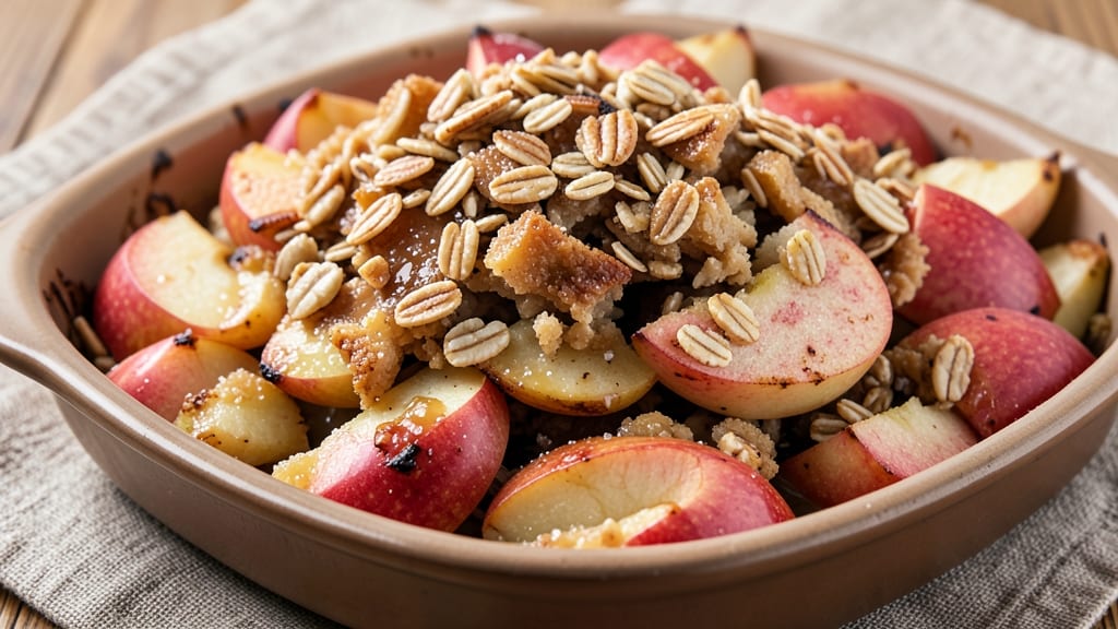 Cheesecake Factory Warm Apple Crisp Recipe: Buttery Streusel Hugs Tart Apple Filling