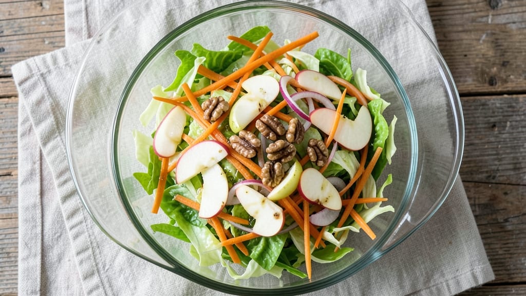Cabbage, Carrot, and Apple Salad Recipe: Crunchy Autumn Freshness in 15 Minutes