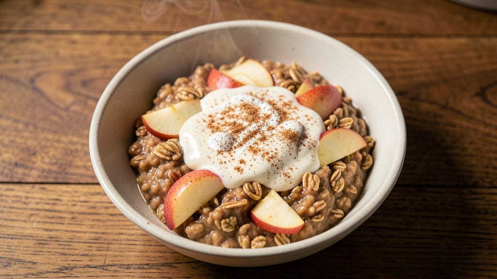 Apple Cinnamon Oatmeal Recipe: Slow-Cooker Spiced Warmth for Busy Mornings