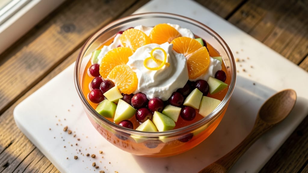 Cranberry Orange Apple Jello Salad Recipe: Vintage Holiday Crunch in Every Layer