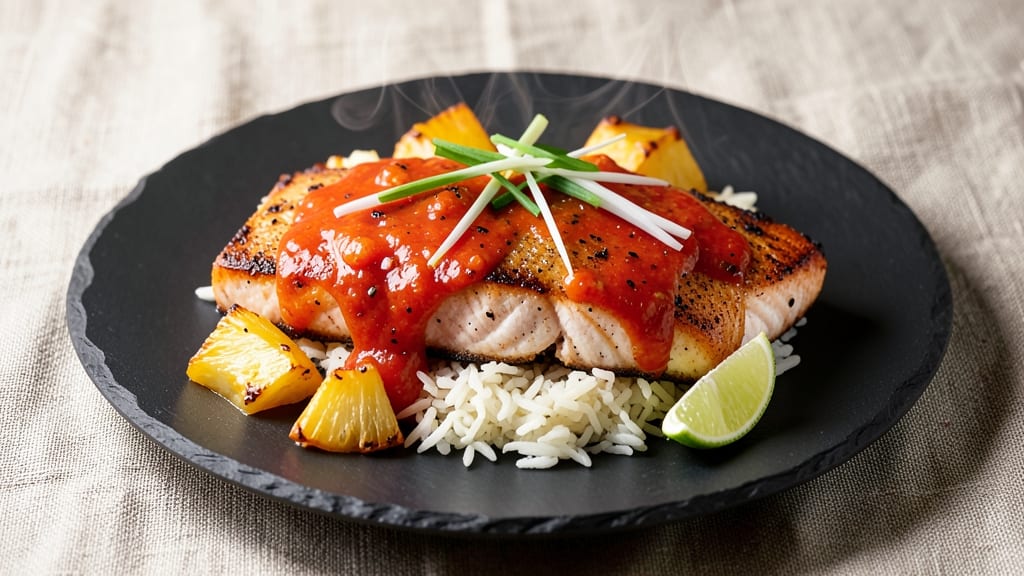 Roasted Pineapple Habanero Sauce Salmon Recipe: Sweet Heat Balance That Sticks to Every Flake