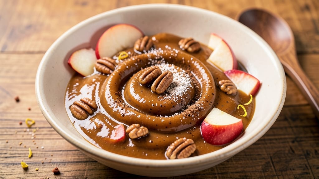 Caramel Apple Dip Crock Pot Recipe: Warm Spiced Streusel Hugs Tart Apple Filling