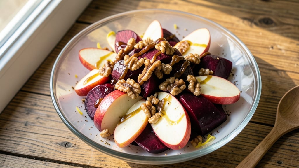 Swedish Beet Apple Salad Recipe: Nordic Crunch and Earthy Sweetness