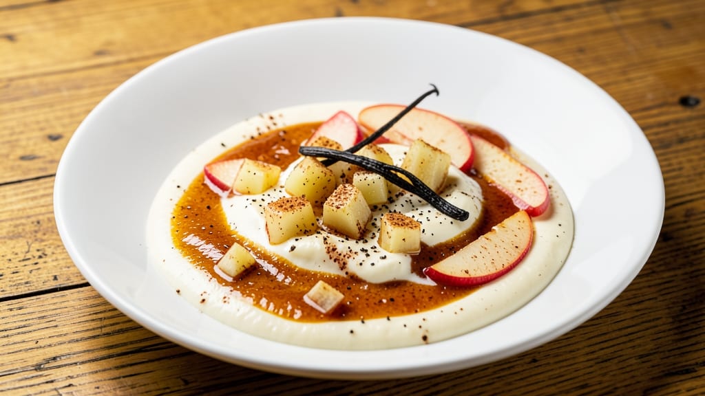 Apple Brandy Cream Sauce Recipe: Warm Spice and Celery Crunch Harmony