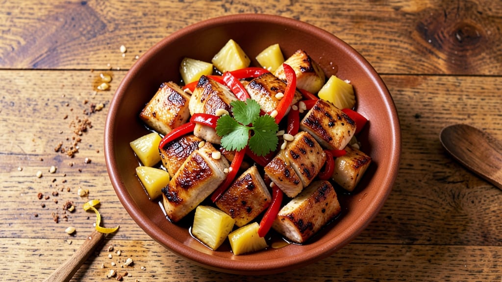 Chicken Pineapple Red Pepper Recipe: Sweet-Tart Stir-Fry With Crispy Edges