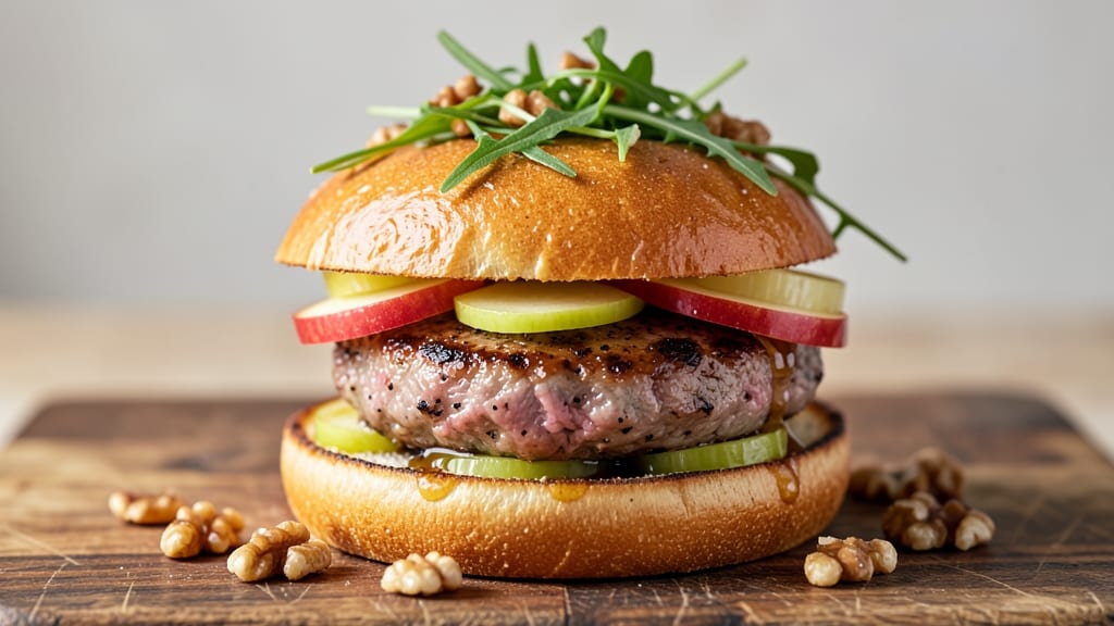 Pork And Apple Burgers Recipe: Juicy Patties With Sweet-Tart Apple Crunch