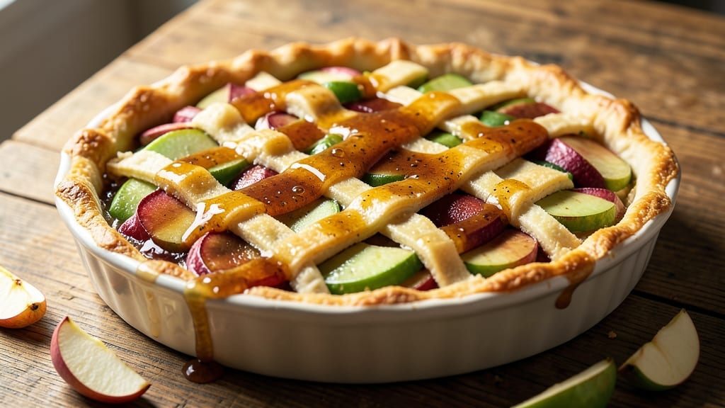 Apple Pie With Rum Sauce Recipe: Boozy Caramelized Crunch That Elevates Every Slice