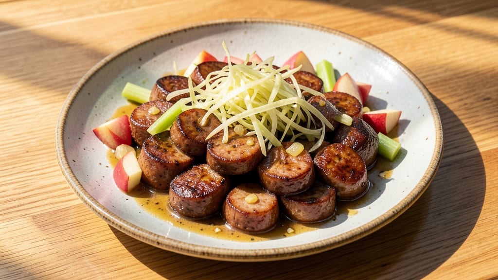Apple Fennel Sausage Recipe: One-Pan Harmony of Crispy Celery and Sweet Caramelized Apple