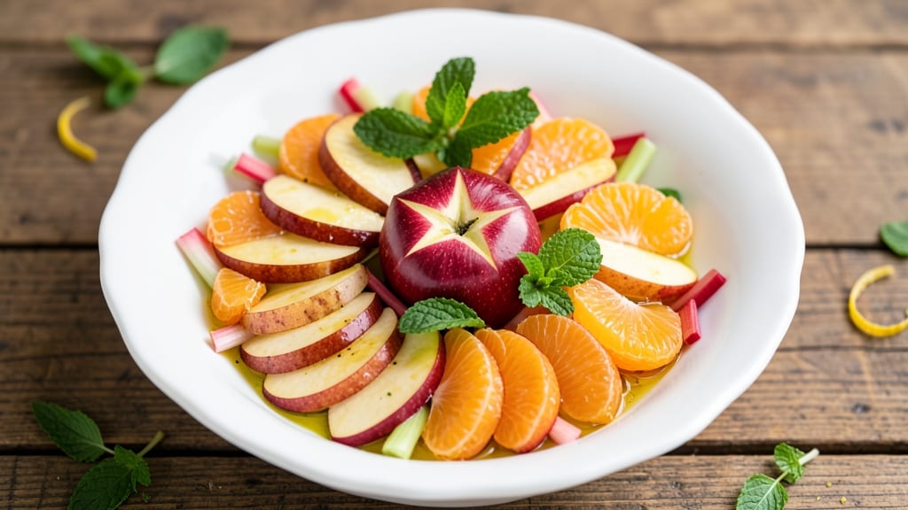 Apple Mandarin Orange Salad Recipe: Zesty Citrus Crunch with Celery Pepper Bite