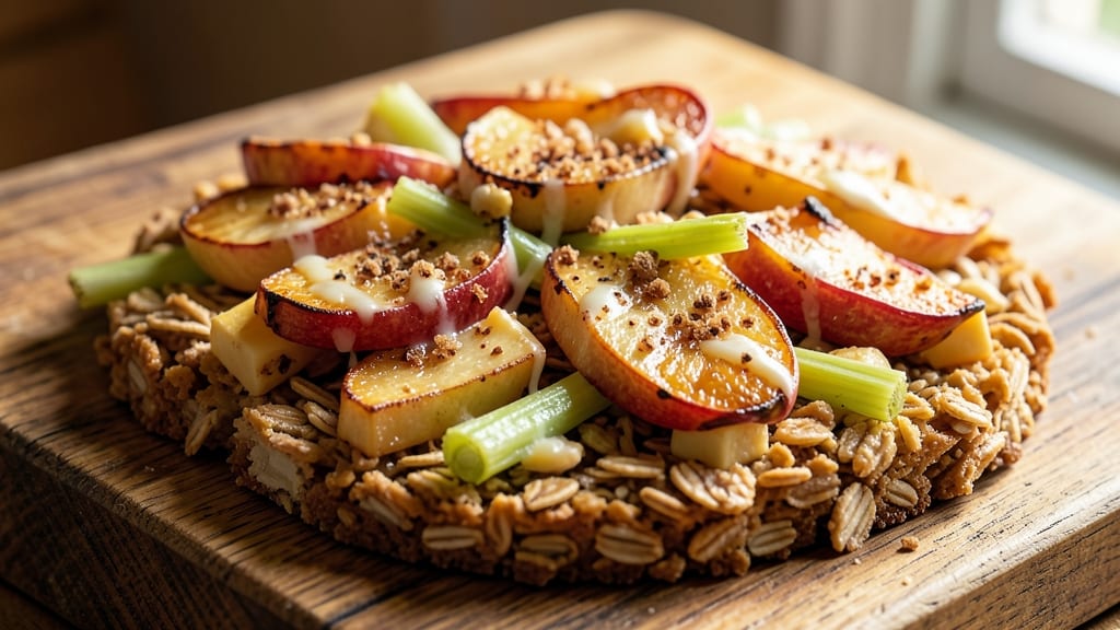 Apple Cheese Crisps Recipe: Crunchy Celery-Apple Clusters With Melty Cheese