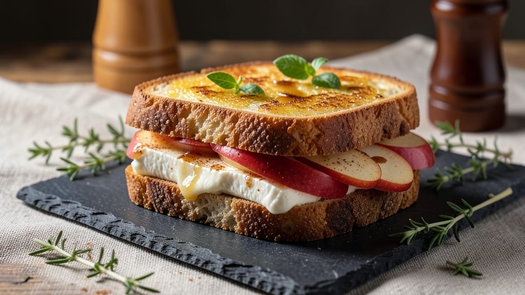 Brie and Apple Grilled Cheese Recipe: Melty Brie Meets Caramelized Apple Crunch