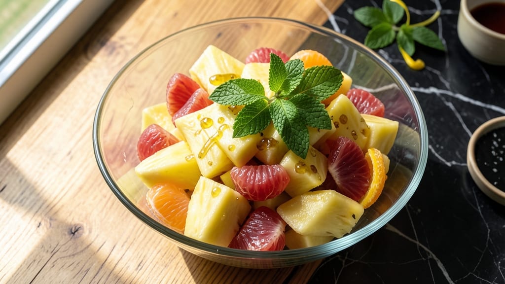Fresh Pineapple Fruit Salad Recipe: Tropical Brightness With Citrus Zing